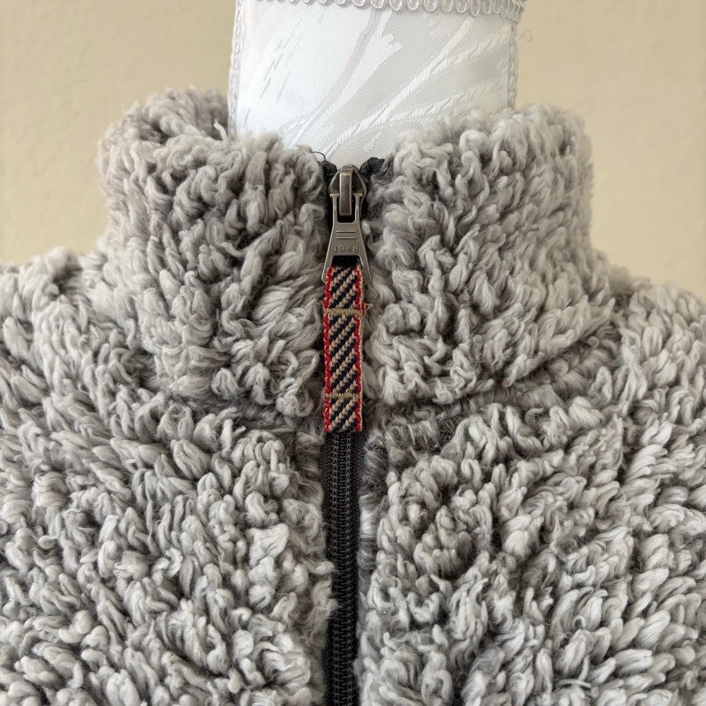 Weatherproof Vintage Sherpa‎ Pullover Grey 1/4 Zip Cozy Soft Size S - Picture 4 of 10